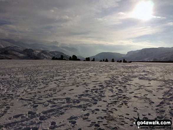 Walk c260 Castlerigg Stone Circle from Keswick - Castlerigg Stone Circle in the snow