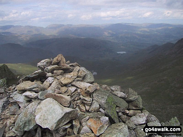 Walk c303 Swirl How and Wetherlam from Little Langdale - Little Langdale from Great Carrs