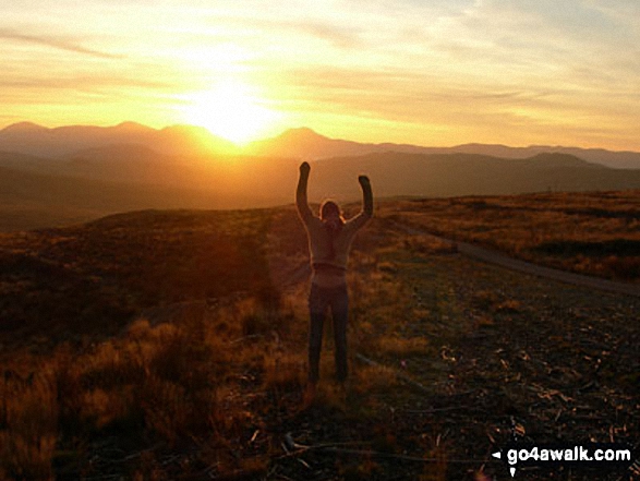 Me on Rhinog Fawr in Snowdonia Gwynedd Wales