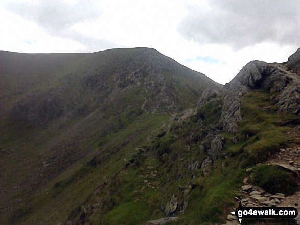 Swirral Edge from the col between Helvellyn and Catstye Cam