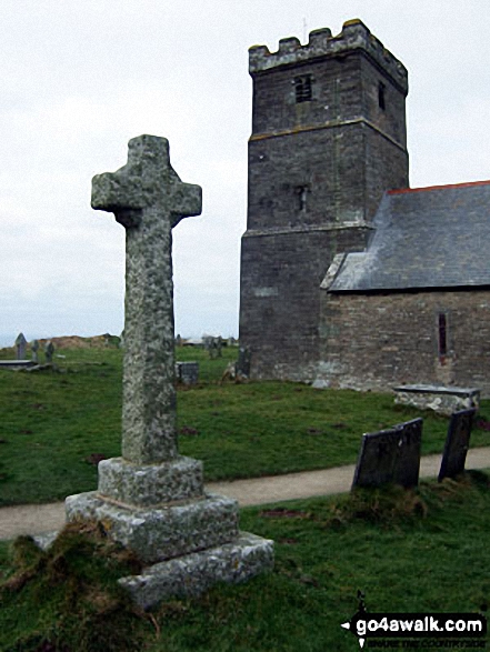 Walk co181 Rocky Valley and Tintagel Castle from Tintagel - Tintagel Church