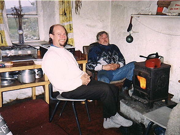 Inside Howemoore Hostel on South Uist