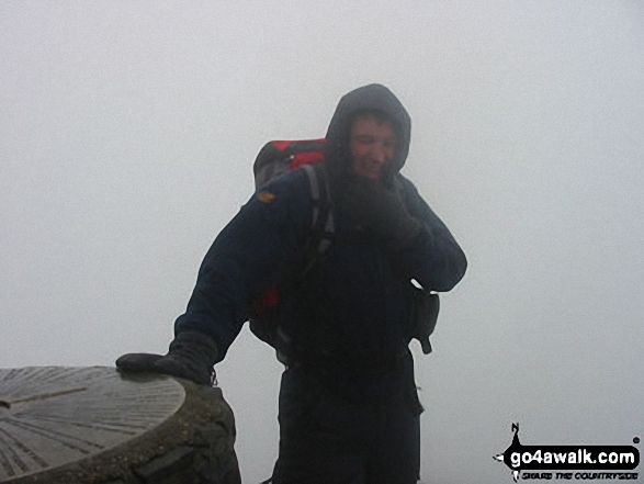 Me on Snowdon (Yr Wyddfa) in Snowdonia Gwynedd Wales