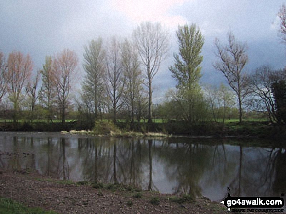 Walk mo122 The River Usk from Clytha - The River Usk