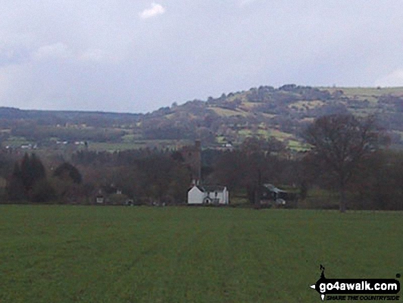 Mynydd y Garn-fawr and Llanover from The River Usk