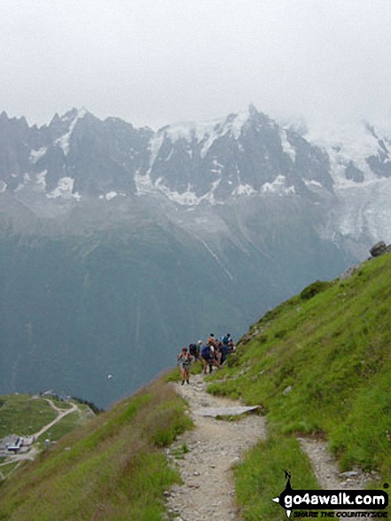 Ascending to Col du Brevent