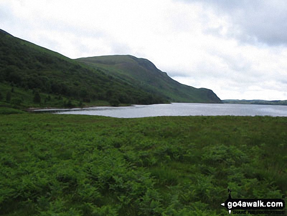 The Side and Angler's Crag from the South Eastern shore of Ennerdale Water