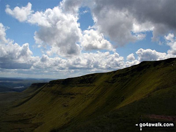 Walk po107 Y Gyrn, Corn Du and Pen y Fan from The Storey Arms Outdoor Centre - View from Pen y Fan