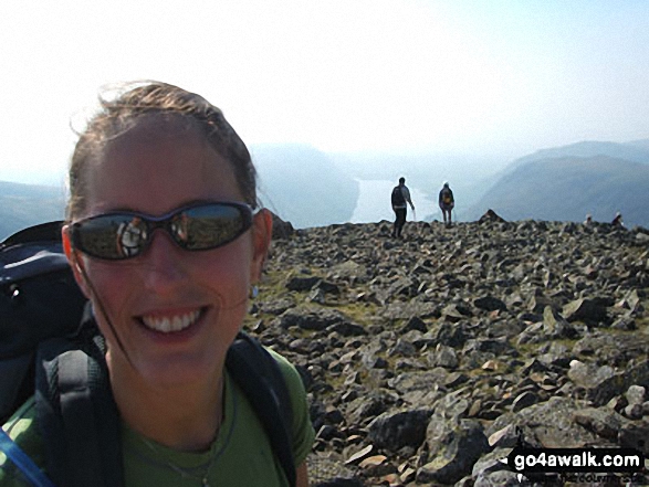 Me on Great Gable in The Lake District Cumbria England