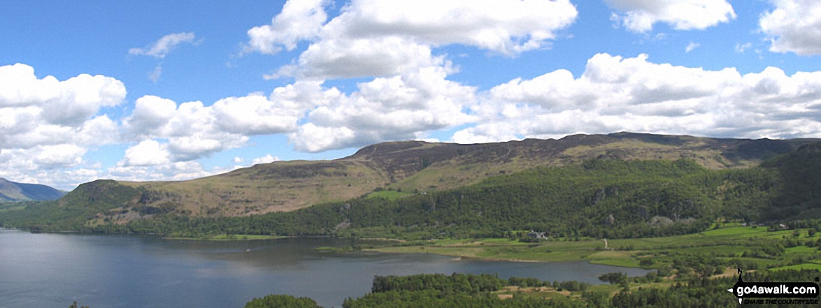 Derwent Water with Walla Crag, Bleaberry Fell and High Seat beyond from Cat Bells (Catbells)