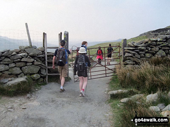 Nearing Llanberis on the Lanberis Path down Mount Snowdon