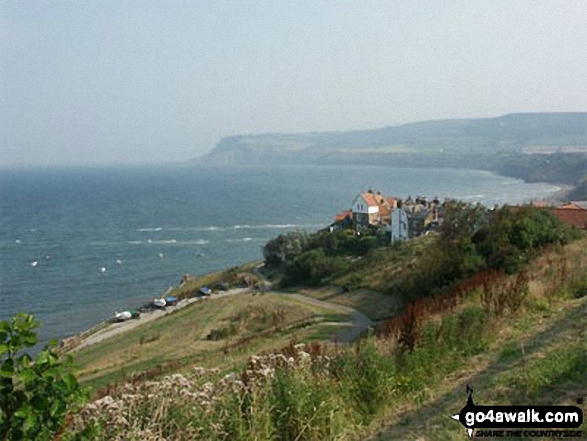 Walk ny155 Ravenscar from Robin Hood's Bay - Robin Hood's Bay and Ravenscar from The Cleveland Way