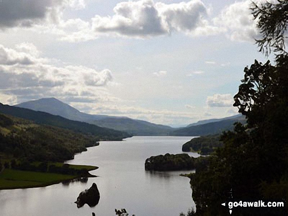 This is the stunning view over Loch Tummel from Queen's View