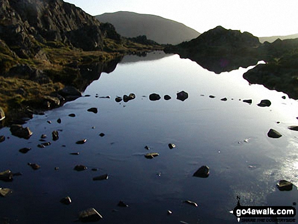 Walk c456 Fleetwith Pike, Hay Stacks, Brandreth and Grey Knotts from Honister Hause - Innominate Tarn, Hay Stacks