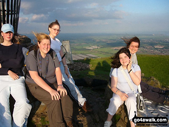 Me and some girls from my Ranger Unit on Dumyat in The Ochil Hills Stirlingshire Scotland