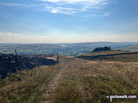 Looking SW towards Grassholme Reservoir, Selset Reservoir and Lunedale from the summit of Grey Carrs (Eggleston Moor)