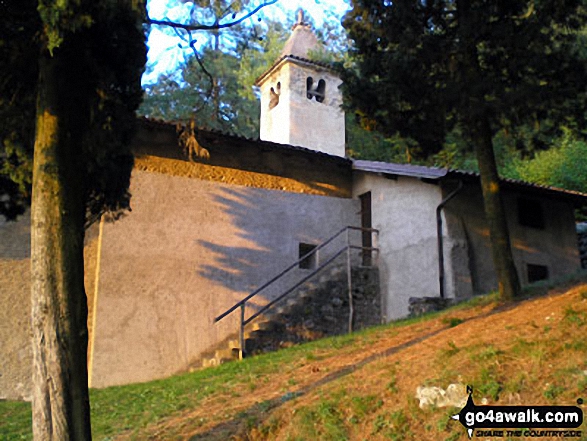 San Michele near the Monte Baldo Mid station on the lower slopes of Monte Baldo