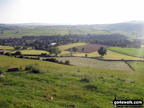 Baslow from near Lady Wall Well