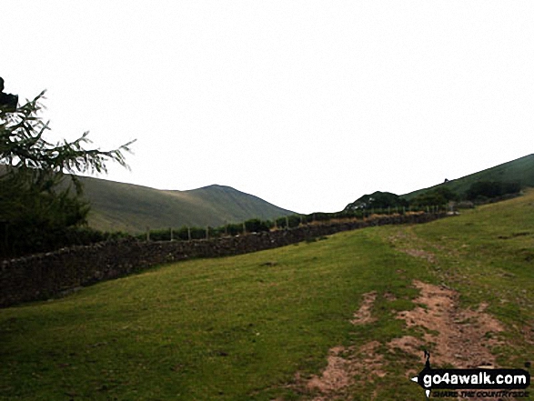 Walking towards Cribyn from Pont y Caniedydd