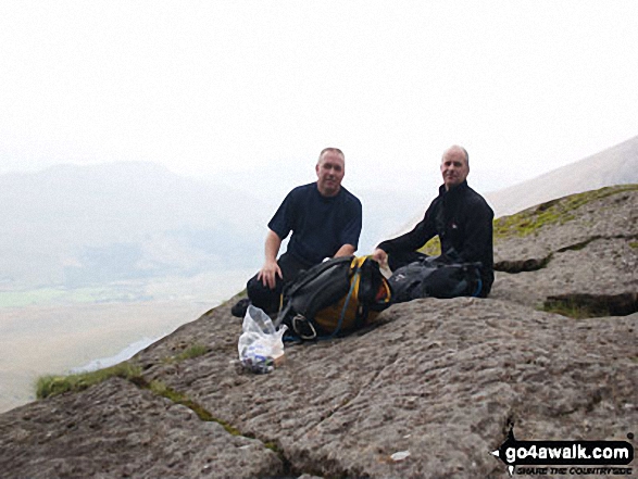  on The 'Cioch' - Sron Na Ciche in The Cuillin Hills Isle of Skye Scotland