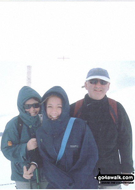 Me, my husband & daughter Anna on Jungfraujoch in The Bernese Oberland  Switzerland