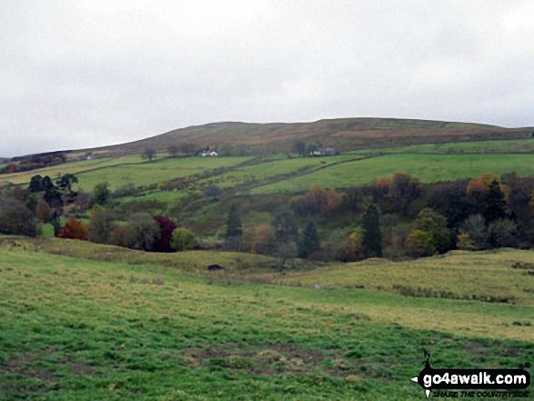 Round Hill (Tyne Head) from The South Tyne Trail near Hole House Farm