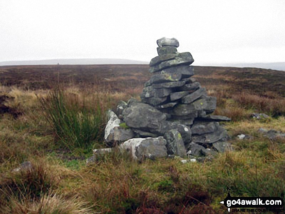 The summit cairn on Bellbeaver Rigg (Tynehead Fell)