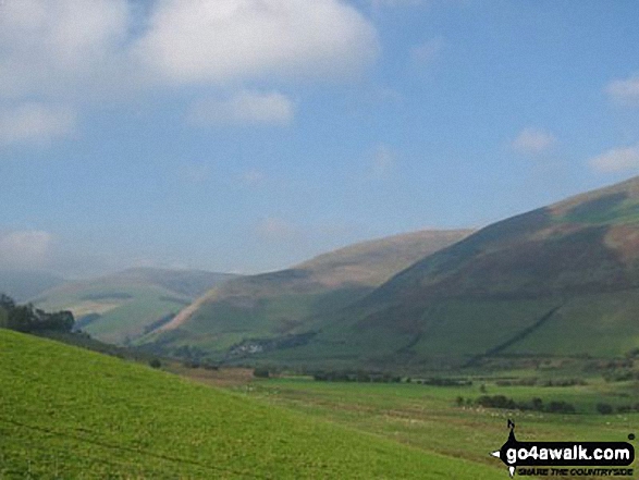 The Berwyns from Pistyll Rhaeadr