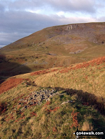 Walk c496 Tinside Rigg and Long Fell from Hilton - Mell Fell and Delfekirk Scar from Swindale Edge