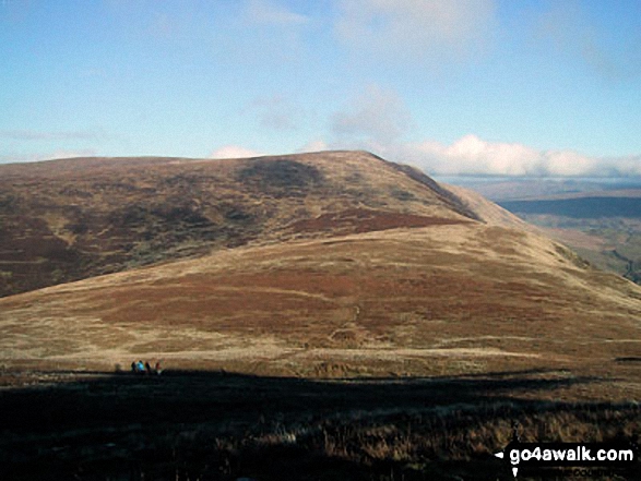 Walk c339 Calf Top from Barbon - Calf Top from Castle Knott