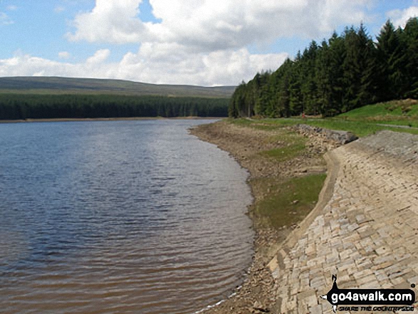 Walk du114 Three Pikes and Burnhope Seat from Burnhope Reservoir - Burnhope Reservoir