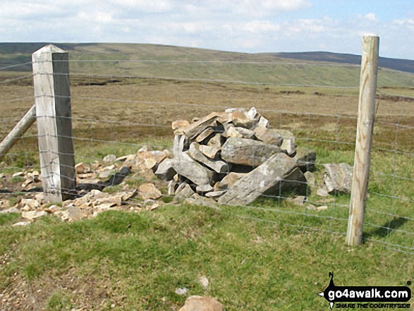 Scaud Hill summit cairn