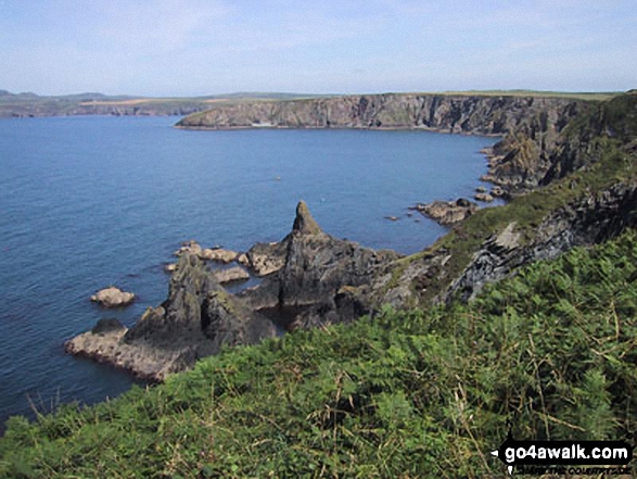 Walk pe128 Aber Rhigian from Newport - The Pembrokeshire Coast Path