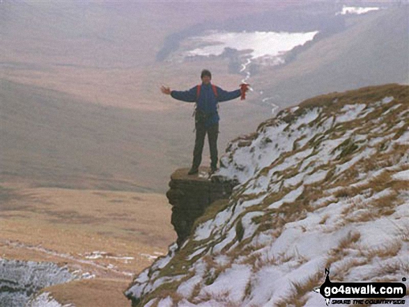 Walk po107 Y Gyrn, Corn Du and Pen y Fan from The Storey Arms Outdoor Centre - Me on Pen y Fan