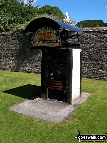 Sheep Roasting device in Eyam