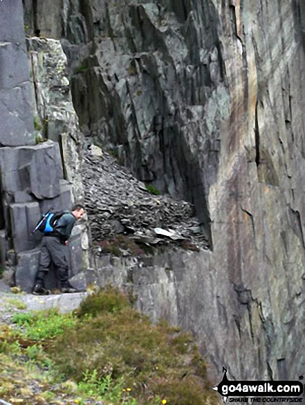 Don't look down - Llanberis Slate Mines