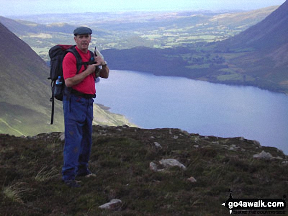 Me on Red Pike in The Lake District Cumbria England