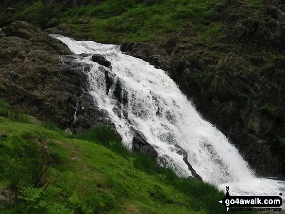 Above Sour Milk Falls nr Grasmere