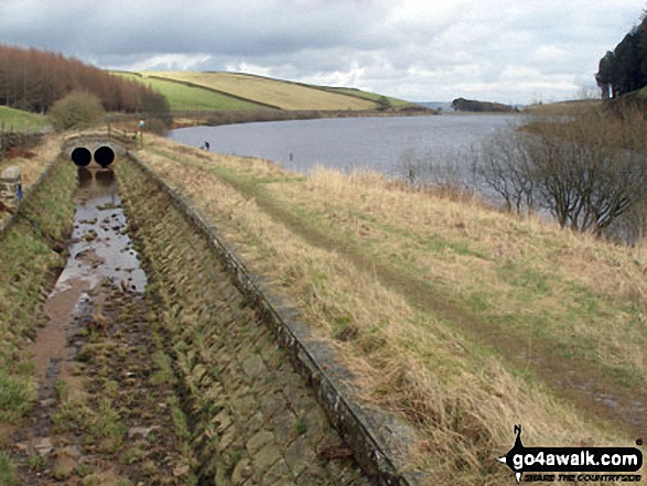 Water channel between Upper and Lower Ogden Reservoirs