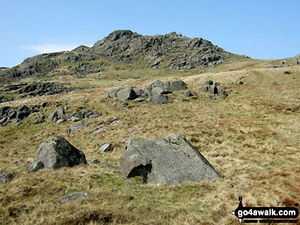 Walk c402 Harter Fell and Hard Knott from The Woolpack Inn, Eskdale - Climbing Harter Fell (Eskdale)