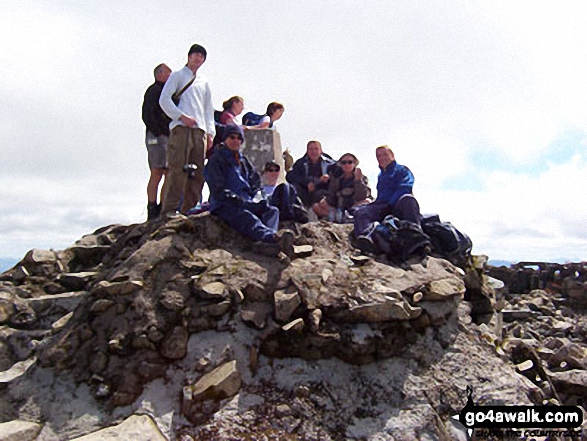 Reunion Of Friends That Did Kilimanjaro on Ben Nevis in Ben Nevis, The Aonachs and the Grey Corries Highland Scotland