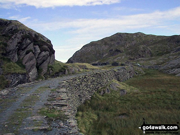 Old mine incline near Rhosydd Quarry