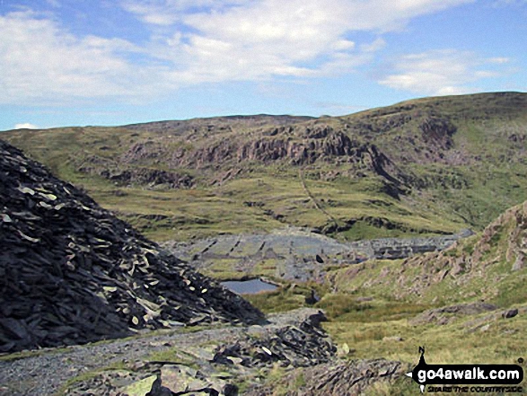 Disused incline in Rhosydd Quarry