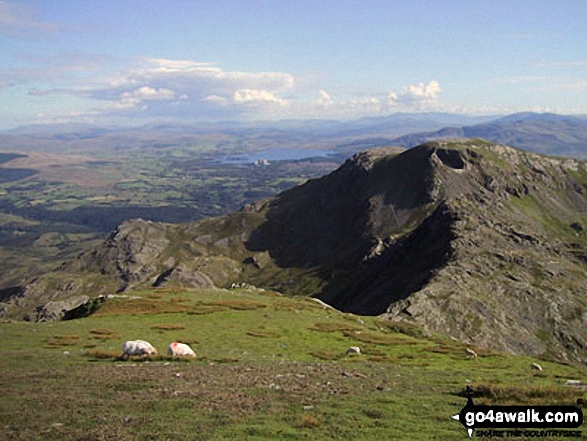 Craigysgafn and Moelwyn Bach from Moelwyn Mawr