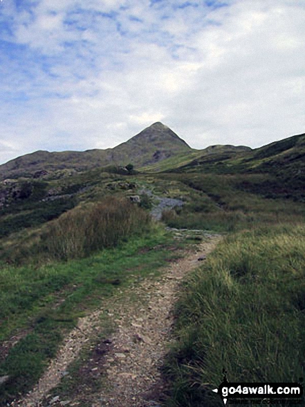 Cnicht - aka The Welsh Matterhorn - from the track across Croesor Bach