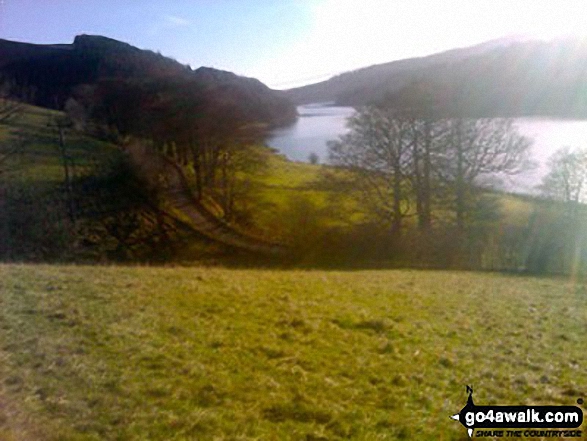 Ladybower Reservoir from above Derwent Dam