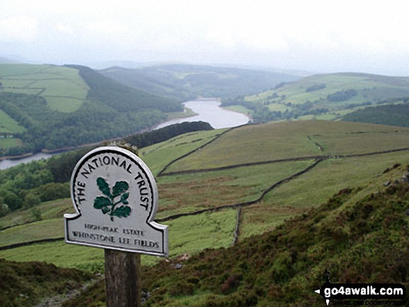 Ladybower Reservoir from Whinstone Lee Tor