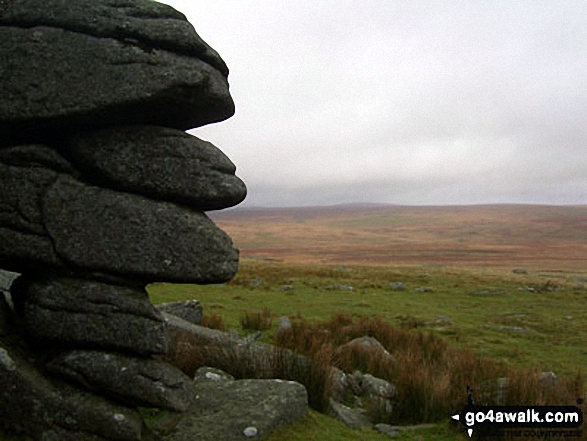 Walk de144 Great Mis Tor from Merrivale - Great Mis Tor