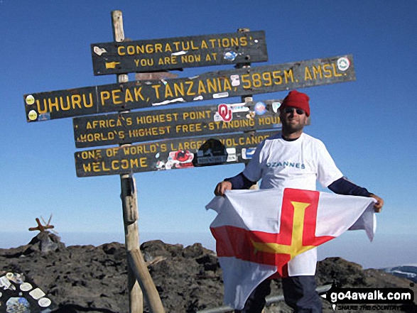 Me on Kilimanjaro in Kilimanjaro National Park  Tanzania