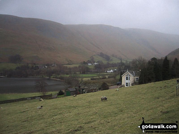 Walk c198 The Southern Shore of Ullswater from Glenridding - Waternook, Howtown and Ullswater from near Geordie's Crag